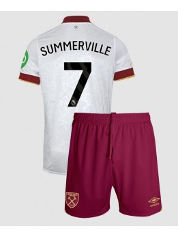 Otroški Nogometna dresi replika West Ham United Crysencio Summerville #7 Tretji 2024-25 Kratek rokav (+ hlače)